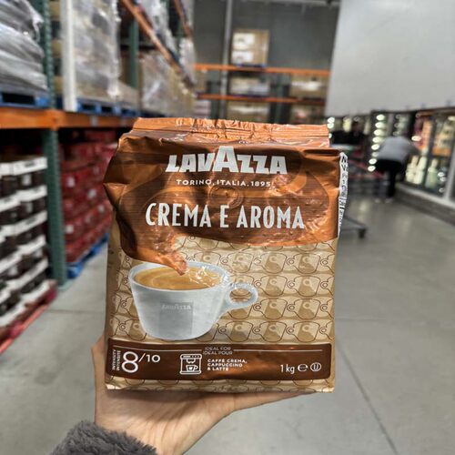 现货加拿大Lavazza拉瓦萨乐维萨咖啡豆中度烘焙意式醇香1kg