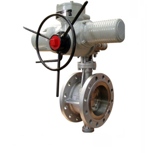 304不锈电动钢碟阀D943W 蝶阀DN200不锈钢碟阀门150 10P电动法兰式
