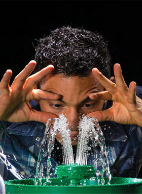 HAWS 绿色ABS塑料洗眼脸器  符合ANSI Z358.1标准 简单实用