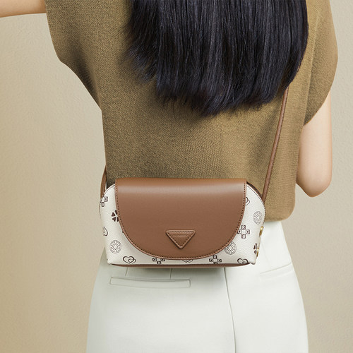 红蜻蜓2025新款时尚百搭单肩斜挎包女高级感小众设计手提包