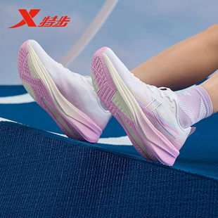 透气软底缓震跑步鞋 特步騛速6.0 新品 女2025秋季 975318110004 跑鞋