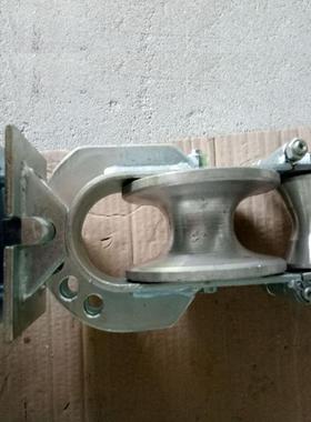 直型左线右轮转角可旋转铁安装SHCS-2朝天放铝尼龙轮朝角天三用放