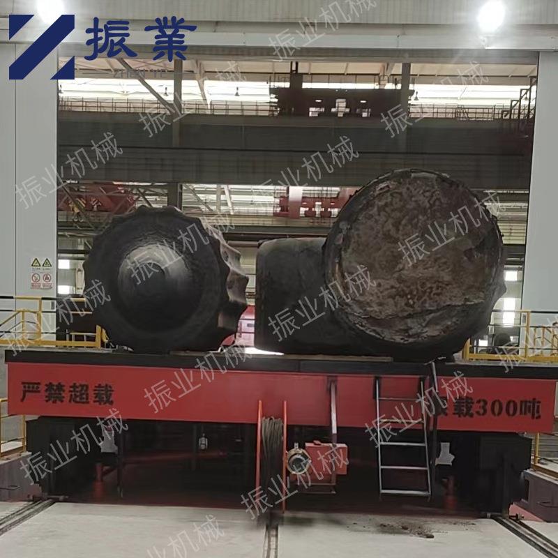 大型AG电动平车升降压平钢台旋转液举升机40大型AGV0T吨坯转运升V