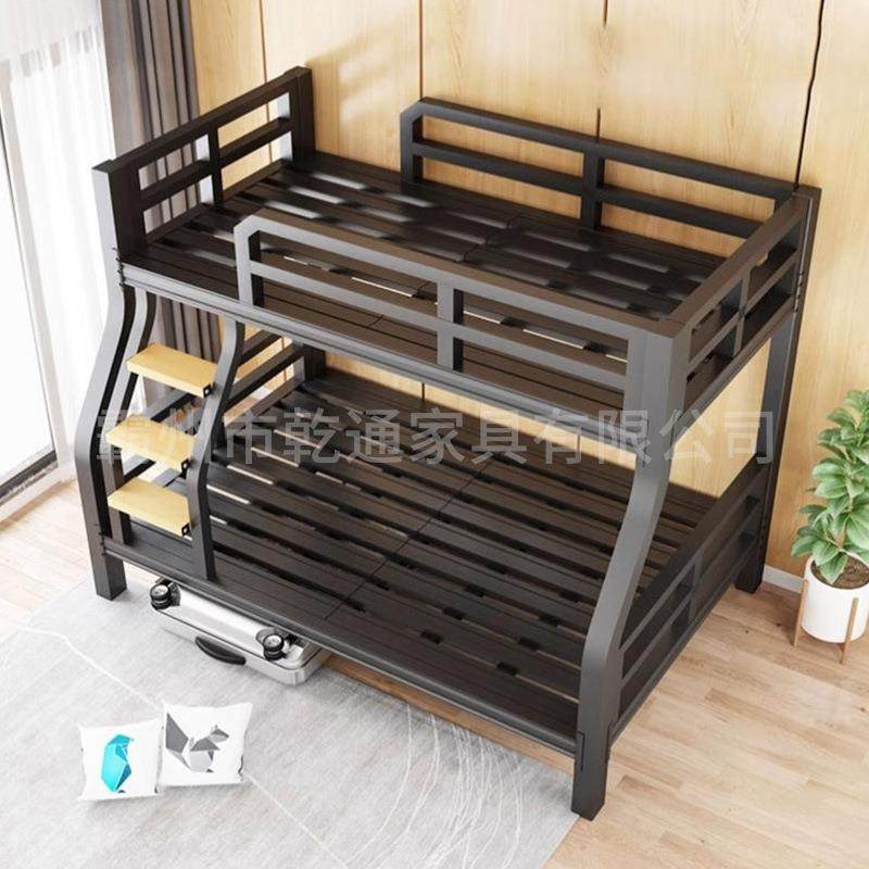 上铺铁床高低电下竞酒床店双层铁艺床厂家员工学生公宿舍高寓架床