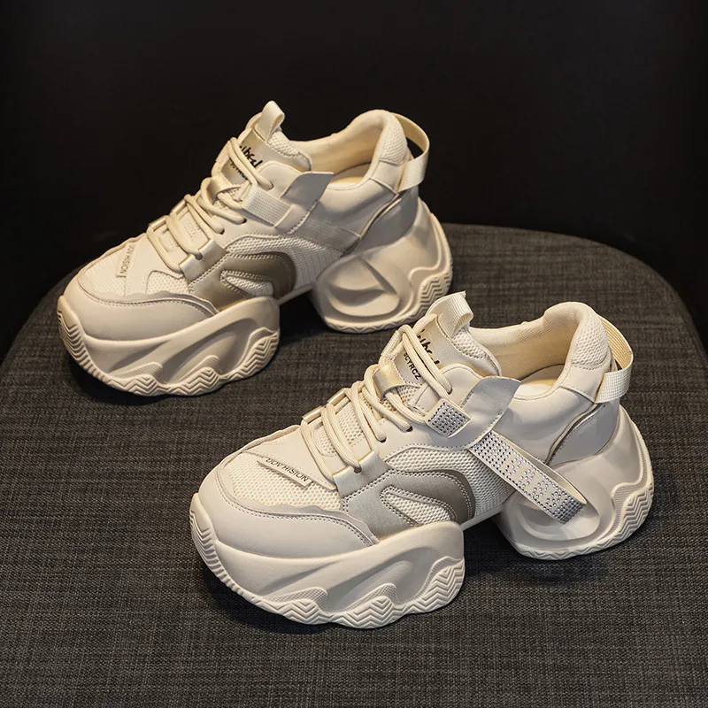 老爹鞋女鞋2025 春季新款厚底内增高爆版休闲时尚百搭鞋女鞋,女鞋,时尚芭蕾鞋,淘宝优惠券,粉丝福利购,淘宝优惠卷