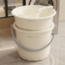 塑料水桶家用高颜值纯净水食品用储水带盖加厚大号钓鱼车载洗车桶