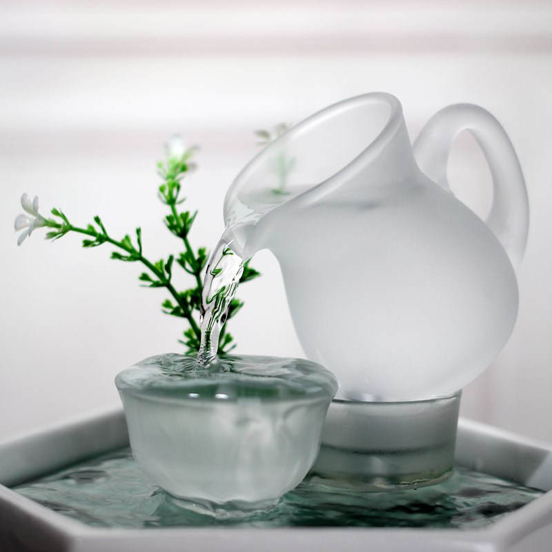 流水喷泉清新循环流水器办公室家用E卧室客厅桌面女士简约加湿摆