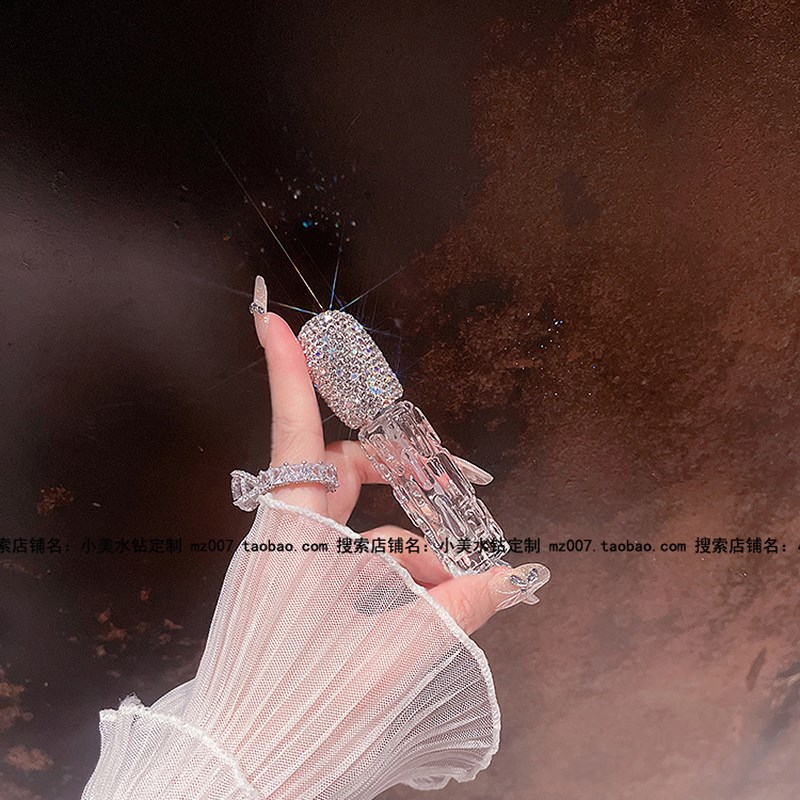 香水瓶分装瓶镶钻女士高级感玻璃喷C雾小空瓶10ml便携精致小样高