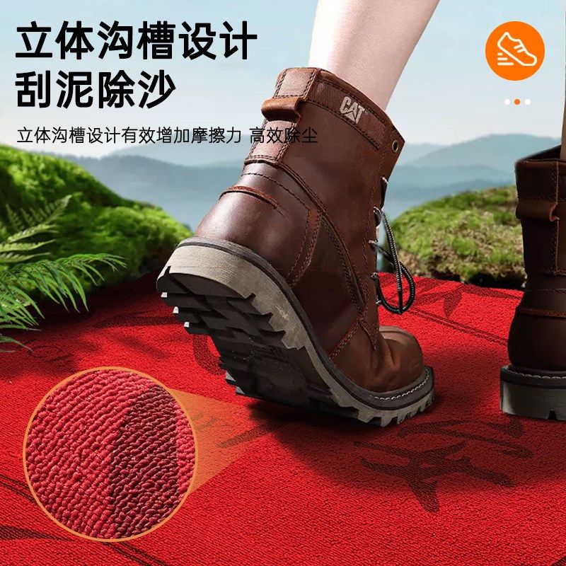 红色入户门垫家用可定制地毯耐脏进门地垫防滑玄关大门可裁剪垫子