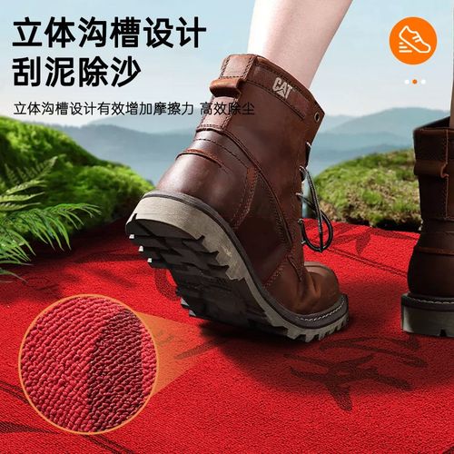 红色入户门垫家用可定制地毯耐脏进门地垫防滑玄关大门可裁剪垫子