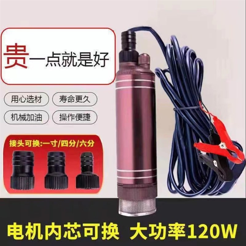12v电动抽油泵24v抽水泵2S20v潜水泵