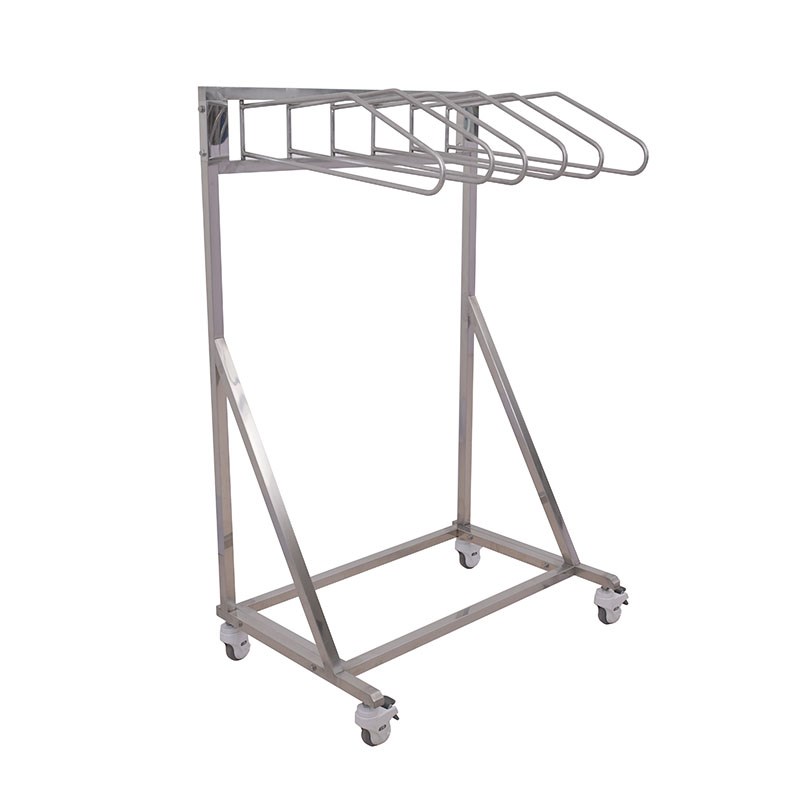 铅衣架放射科铅衣架X射线防辐射服衣架不锈钢铅衣W架可移动加厚