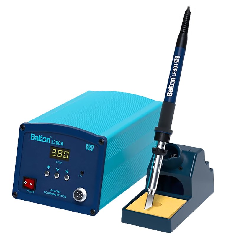 白光BK3300A高频涡流焊台x无铅数显焊台大功率电烙铁电焊台150W