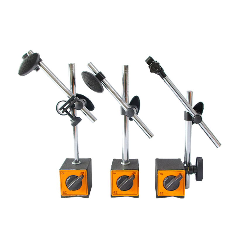 双杆磁座立杆加长高带微调磁性表座百D分表支架底座CZ-6A万向一套