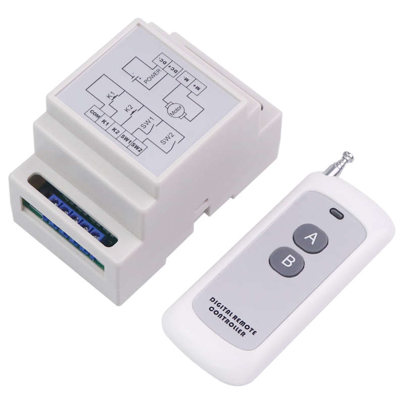 6V12aV24V遥控直流电机正反转控制器继电器驱动升降控制模块带限