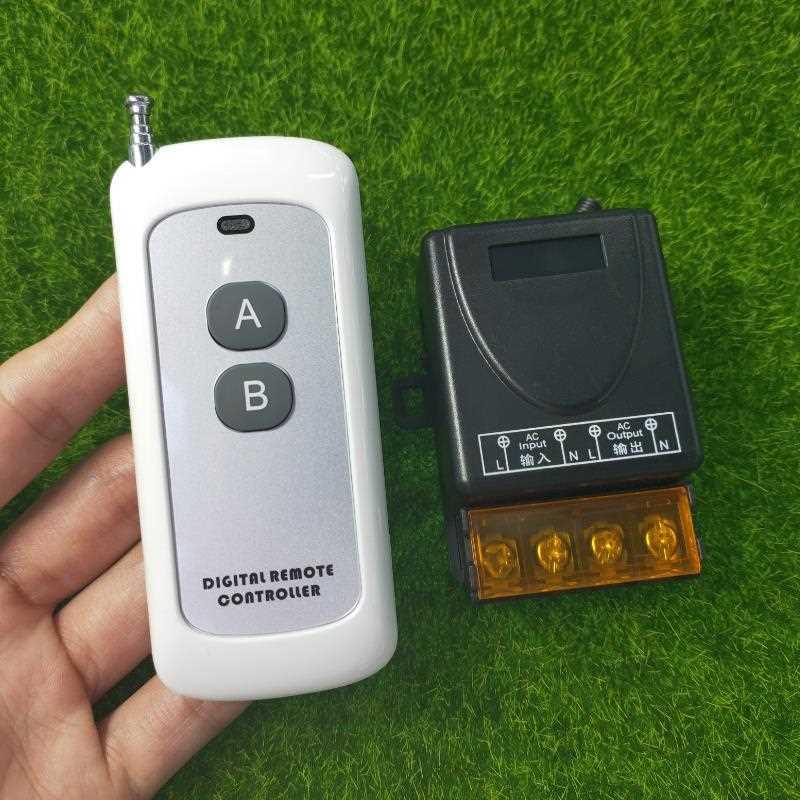 YL-AC-85V-250V单路灯具 水泵大棚电机抽水机开关+100-2F 2键遥控