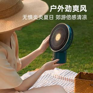 手持小風(fēng)扇usb小型戶外電風(fēng)扇靜音辦公室桌上面隨身充電款 宿舍迷