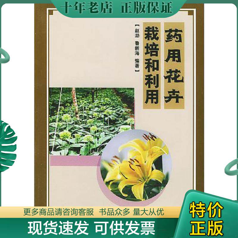 正版现货9787109072763 药用花卉栽培和利用 赵渤,鲁新海编著 中国农业出版社