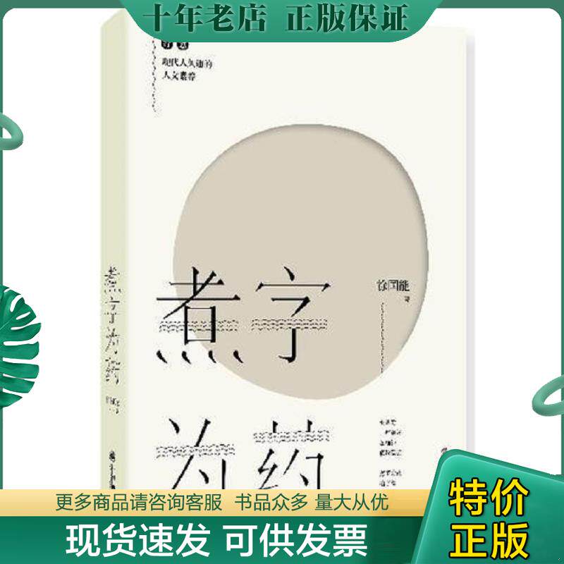 正版现货9787510824654 煮字为药 徐国能 九州出版社
