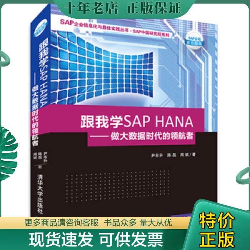 正版现货9787302357995 跟我学SAPHANA做大数据时代的领航者 尹东升 清华大学出版社