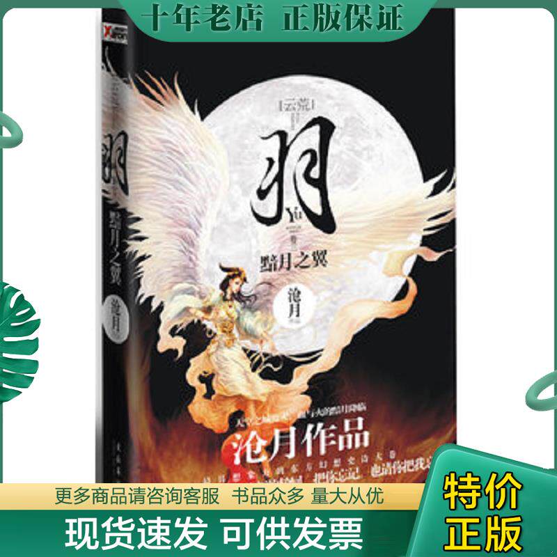 正版现货9787538736618 羽·黯月之翼 沧月 著 时代文艺出版社