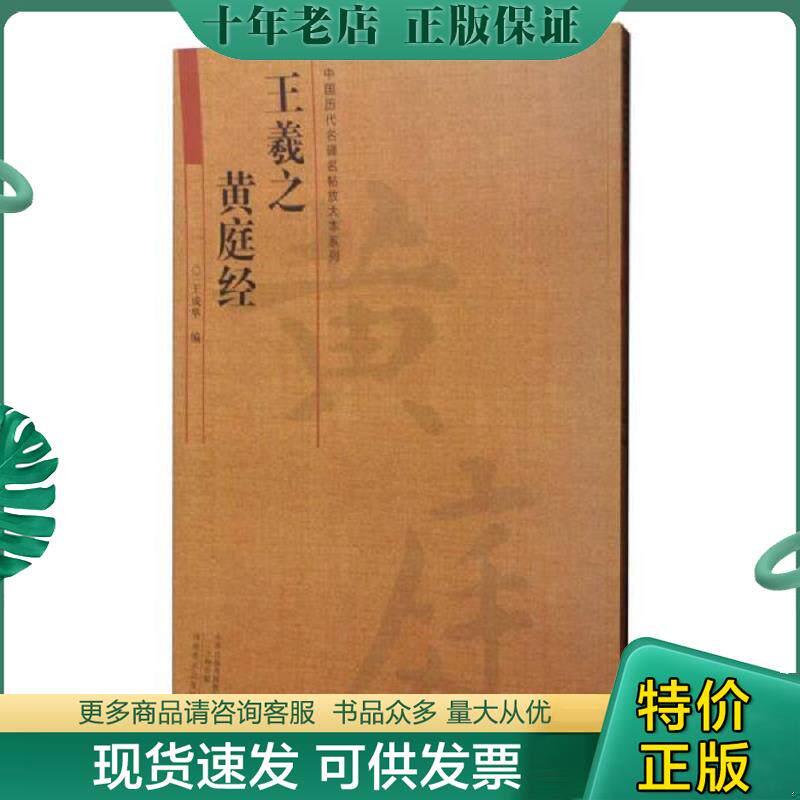 正版现货9787540136666 中国历代名碑名帖放大本系列：王羲之 黄庭经*塑封保存 王成举 河南美术出版社