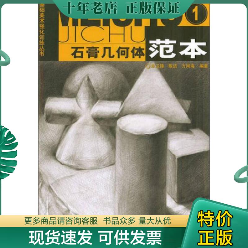 正版现货9787534016851 基础美术强化训练丛书：石膏几何体范本（1） 宋卫锋、陈洁、方闲海著 浙江人民美术出版社