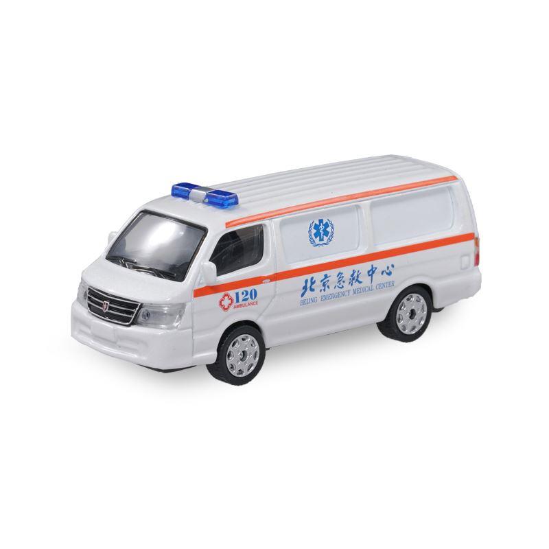 拓意合金车小汽车模型玩具救护车快递车邮政车捷达韩国警车