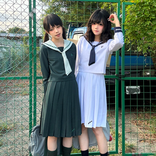 《空气站台》空气穗长袖短袖麦穗JK水手服学生校服制服套装学院风