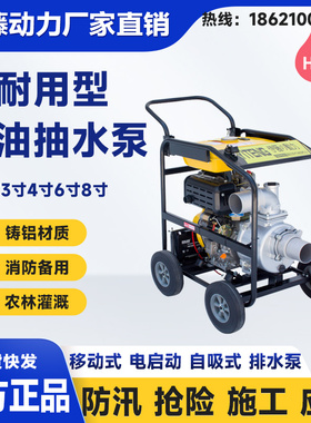 YT30DPE-2/YT40DPE-2防汛排水泵移动式柴油抽水泵自吸泵伊藤3/4寸