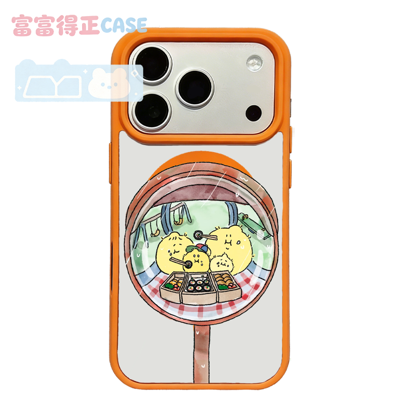 适用于苹果17promax三星联名Second Morning柠檬手机壳16EMagsafe弱磁吸15Pro亚克力14Pro苹果11雨天回忆
