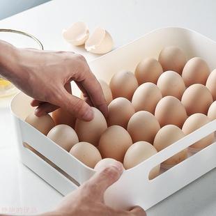 保鲜收纳盒家用装 日本冰箱鸡蛋盒放鸡蛋 蛋塑料架托24格蛋托美火