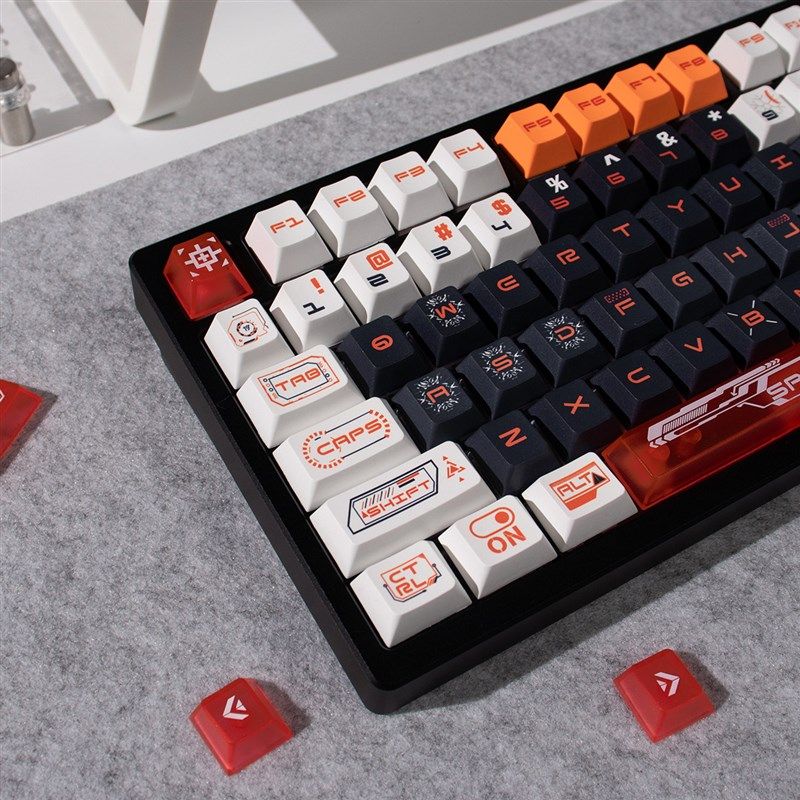 机械未来个性键盘键帽大全套157键PBT热升华PC移印cherry原厂高度,电脑硬件/显示器/电脑周边,键帽,淘宝优惠券,粉丝福利购,淘宝优惠卷