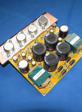 宽电压带推动2N3055硅管单端推挽10W功放板变压器输入倒相LG-337L