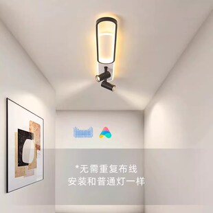 衣帽间专用灯明装轨道射灯无主z客厅家用走廊过道灯长条阳台吸顶