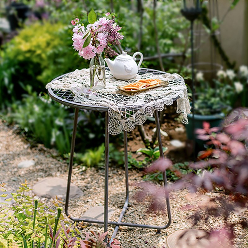 户外桌椅欧式复古铁艺休闲咖啡桌椅花园庭院别Q墅露天园艺装饰造