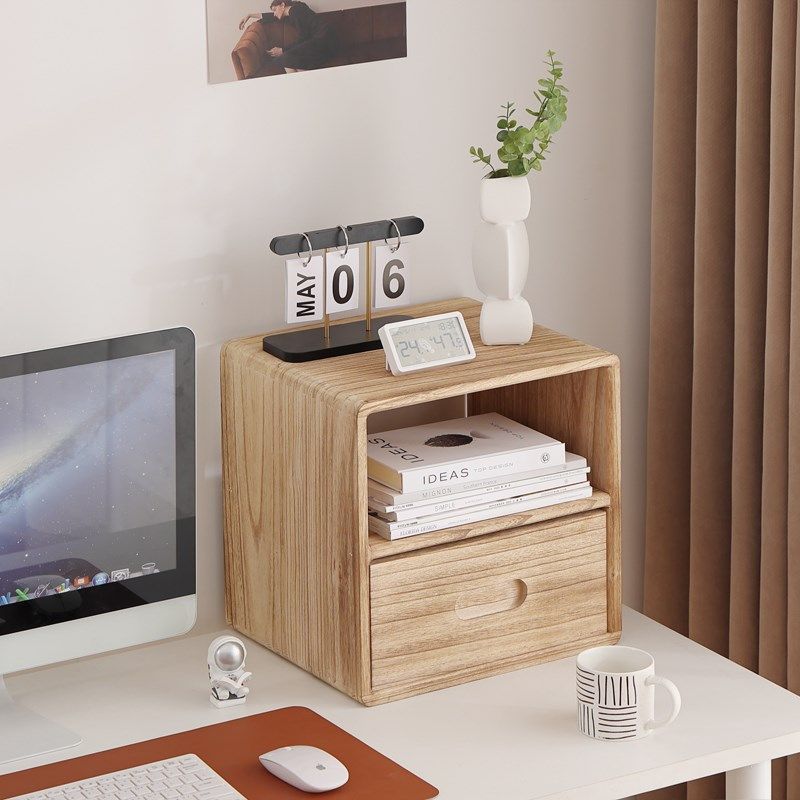 实木桌面格子柜自由组合客厅靠墙落地书架客厅储物置物榫卯收纳盒,收纳整理,桌面收纳盒,淘宝优惠券,粉丝福利购,淘宝优惠卷