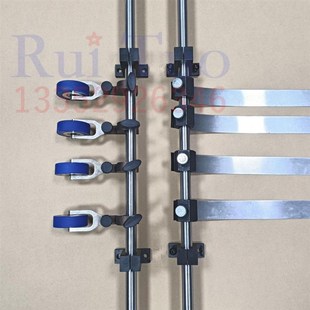 定制 高宝罗兰小森海德堡压纸轮架套装 印刷机吸风皮带加装压纸轮