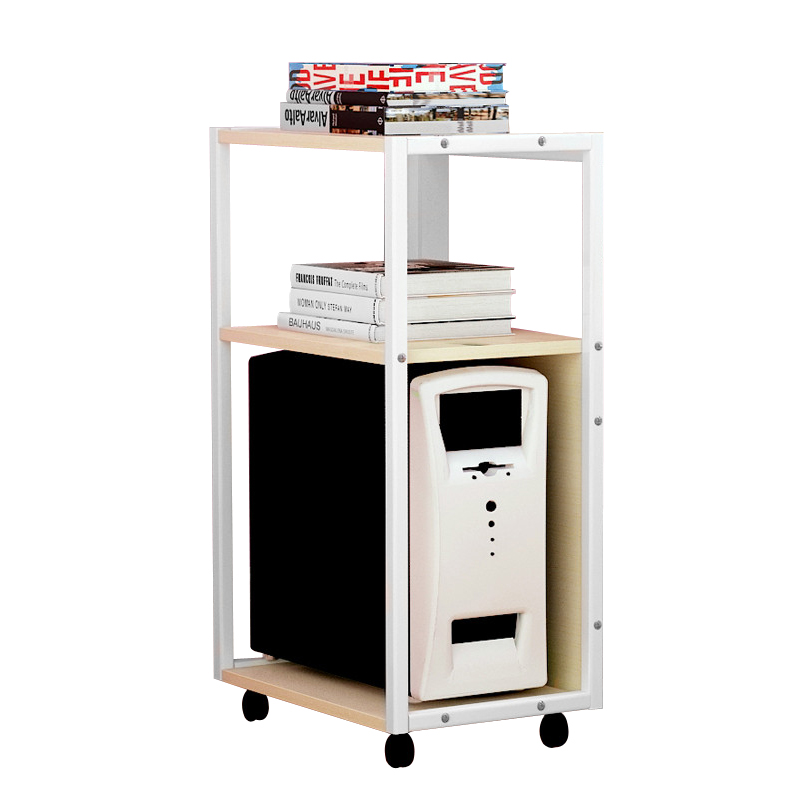 电脑主机架c办公室置物架收纳桌柜定制移动台式机箱架托打印机架