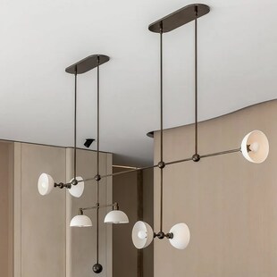 现代简约时尚吊灯新款复古诧寂风吸顶灯卧室床头客餐厅背景墙壁灯