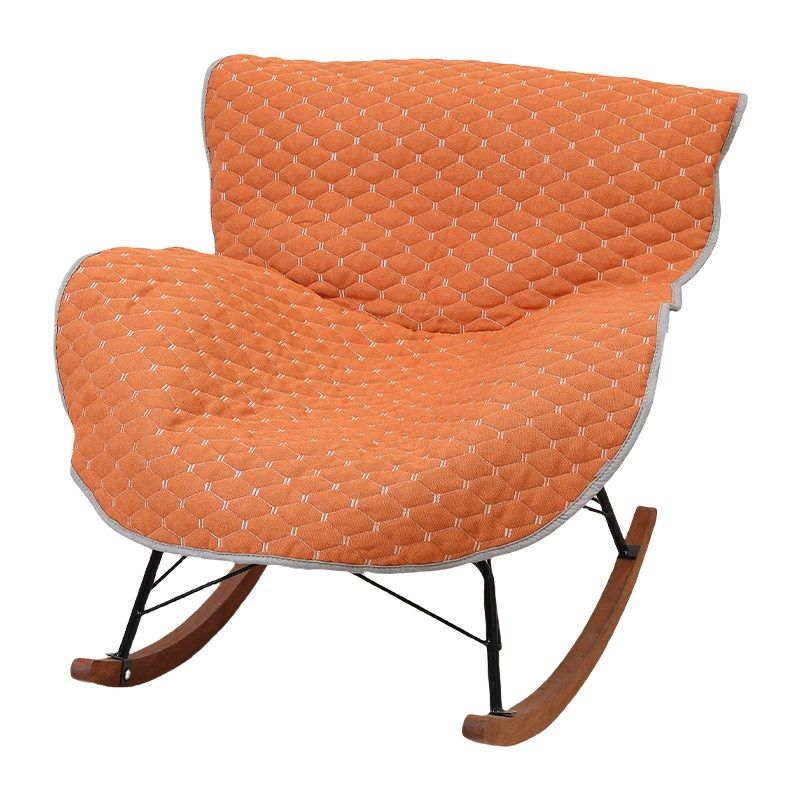 四季通用蛋壳椅垫龙虾椅坐垫靠背一体懒人沙发摇摇椅子垫套罩子