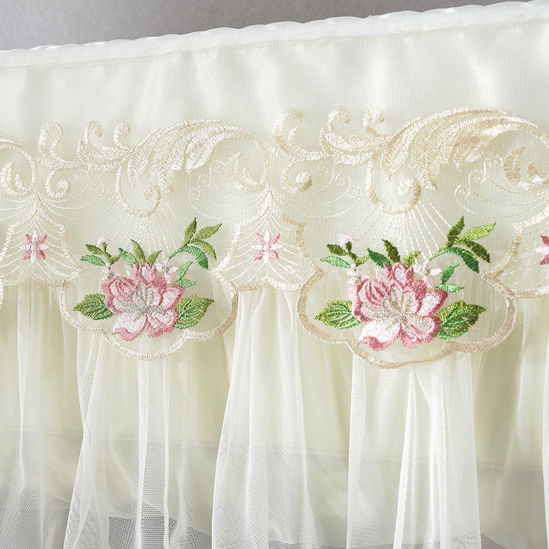 W海信专用蕾丝罩子三菱空调布壁挂式空调防尘罩套挂机通用房间3匹