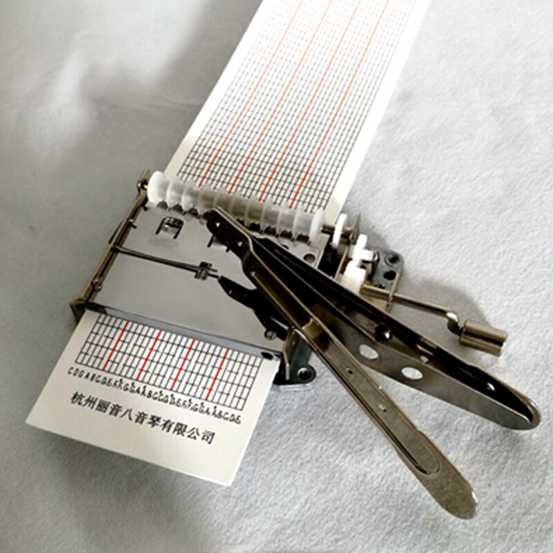 韵升30音黄铜齿轮滚轴机芯手摇纸带DIY作曲八音盒音乐盒选配木盒