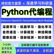 python代编程爬n虫机器深度学习代码问题解决指导调试代做作编写