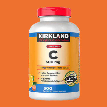 美国直邮kirkland柯蓝柯克兰可兰维生素c 咀嚼片维c 500毫克500片