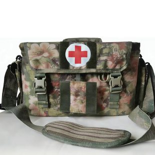 迷彩战位急救包救援工具单肩包户外应急包野营自救互救包救援背包