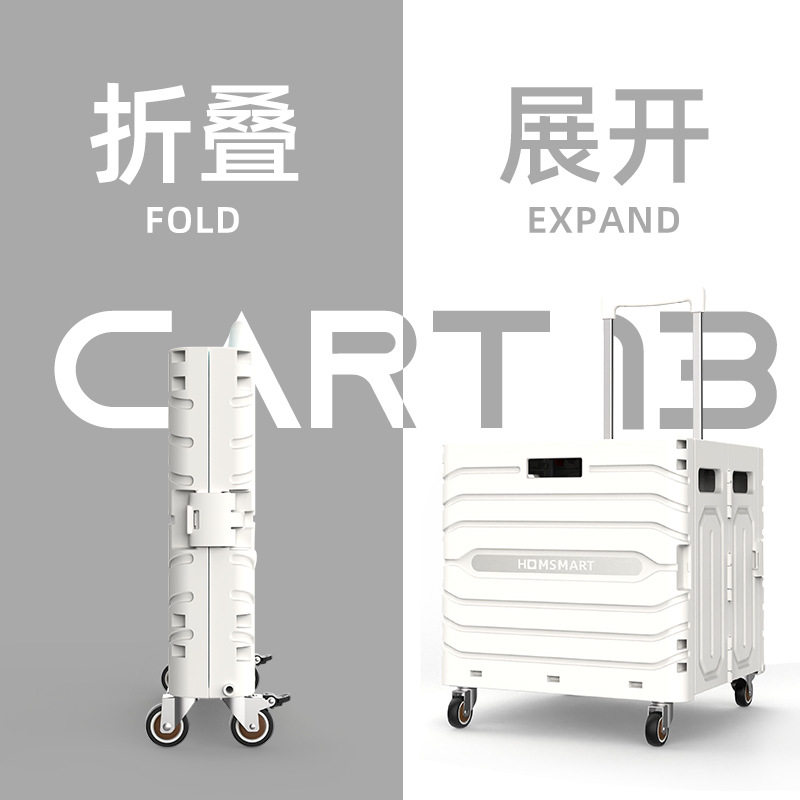 厂家批发万向轮折叠小推车购物车超市买菜车拉杆箱便携户外露营车