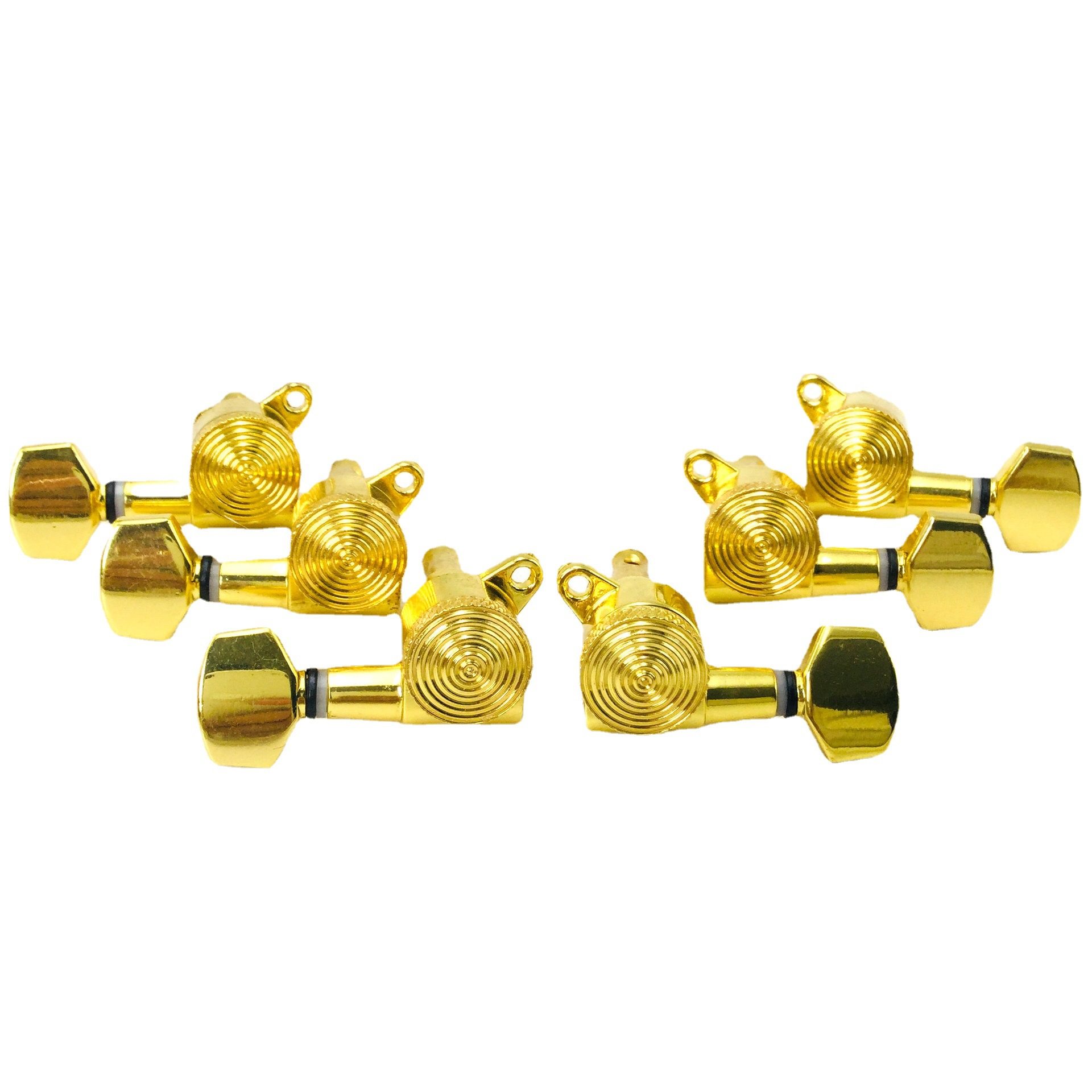 供应吉他弦轴 电木吉他自锁弦钮 镀金小方头锁钮螺纹长针全封闭准