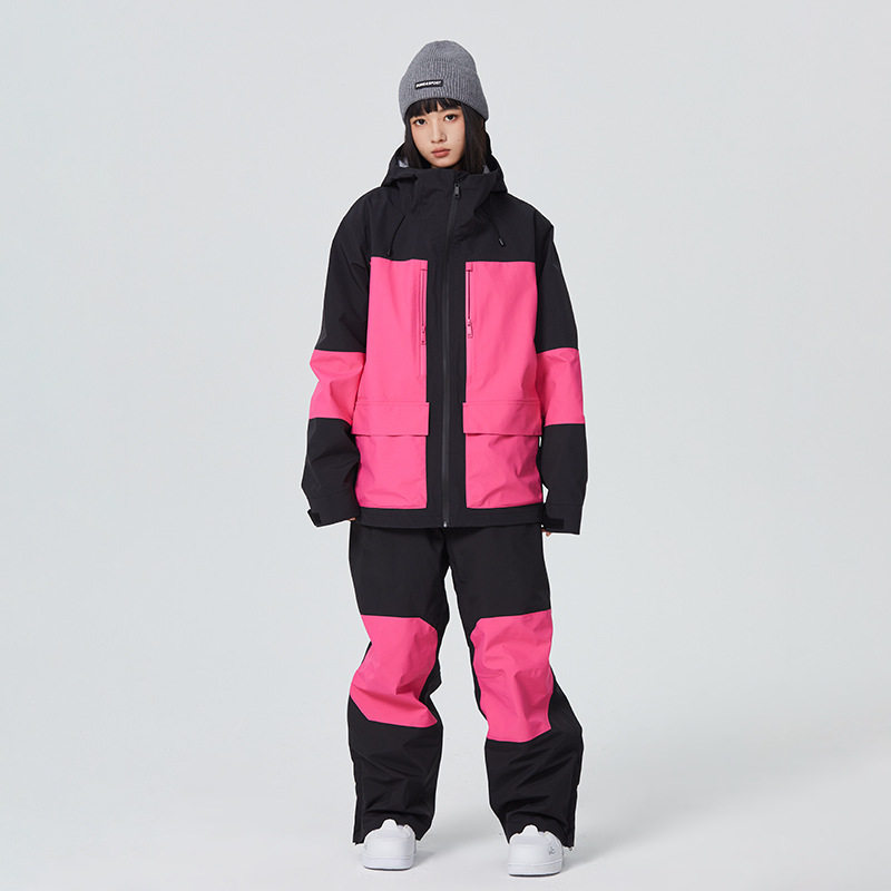 雪怡派3L硬壳滑雪服套装女款男新款雪衣雪裤单板双板装备防水