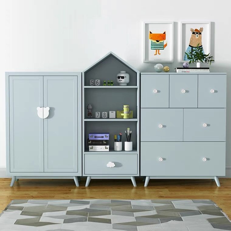 5YA1批发美式ins实木儿童组合衣柜简约书柜落地书架可爱置物斗柜,橡塑材料及制品,其他塑料制品,淘宝优惠券,粉丝福利购,淘宝优惠卷